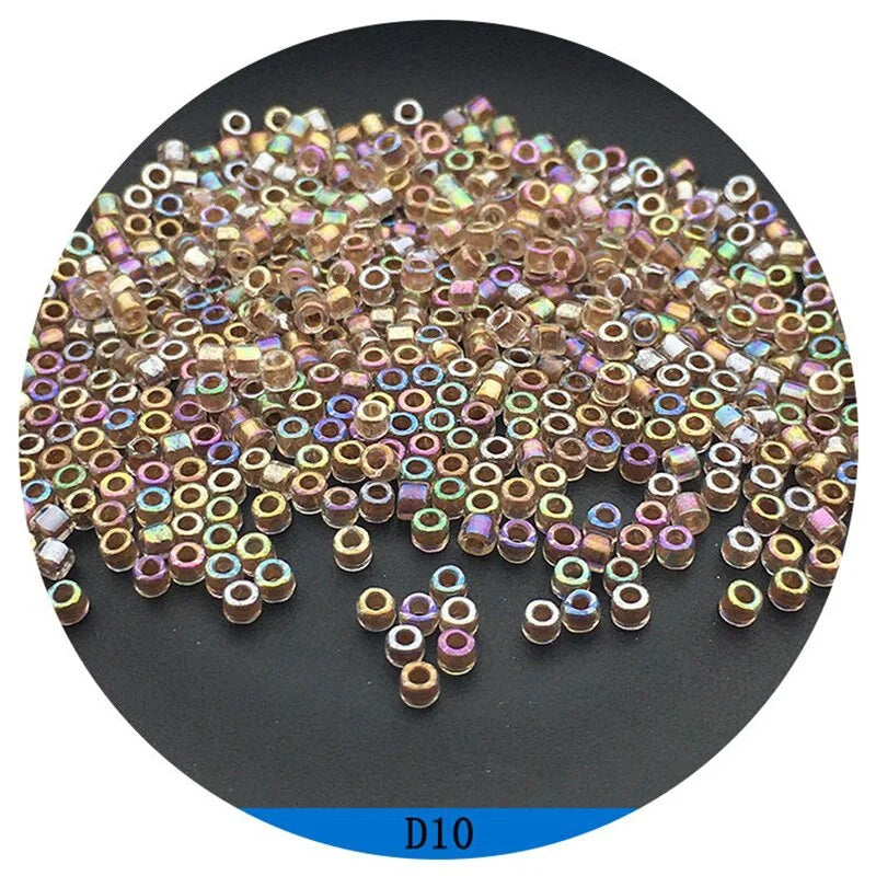 Miyuki Delica 2mm Glass Beads 500Pcs – 18 Colors for DIY