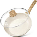 MICHELANGELO Granite Non-Stick Frying Pan with Lid | Induction