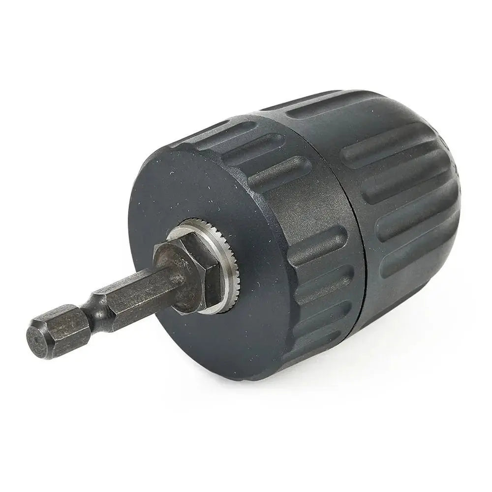Keyless Drill Chuck 0.8–10mm | 3/8"-24UNF + 1/4" Hex Adapter