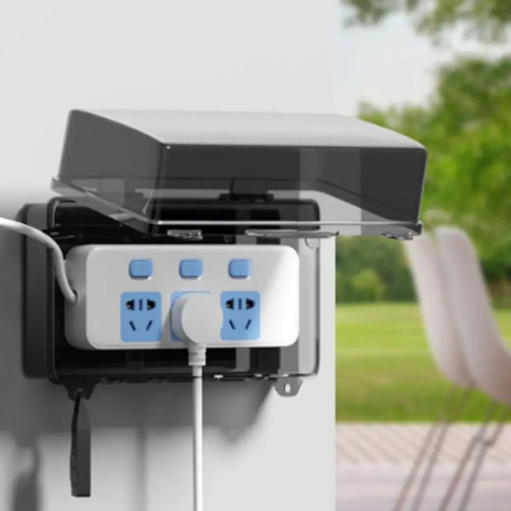 Weatherproof Outdoor Plug Box | Extension Lead Socket Cover