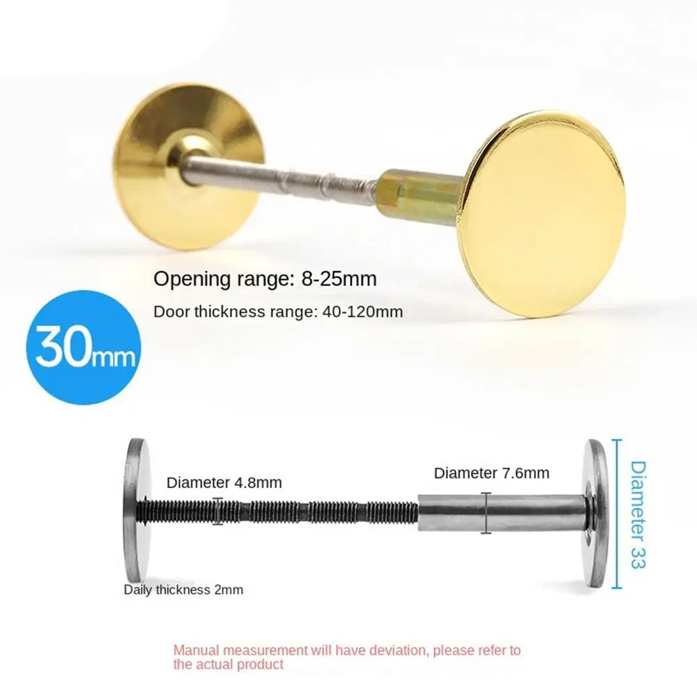 Galvanized Door Hole Cover & Cat Eye Lock Blocker Patch