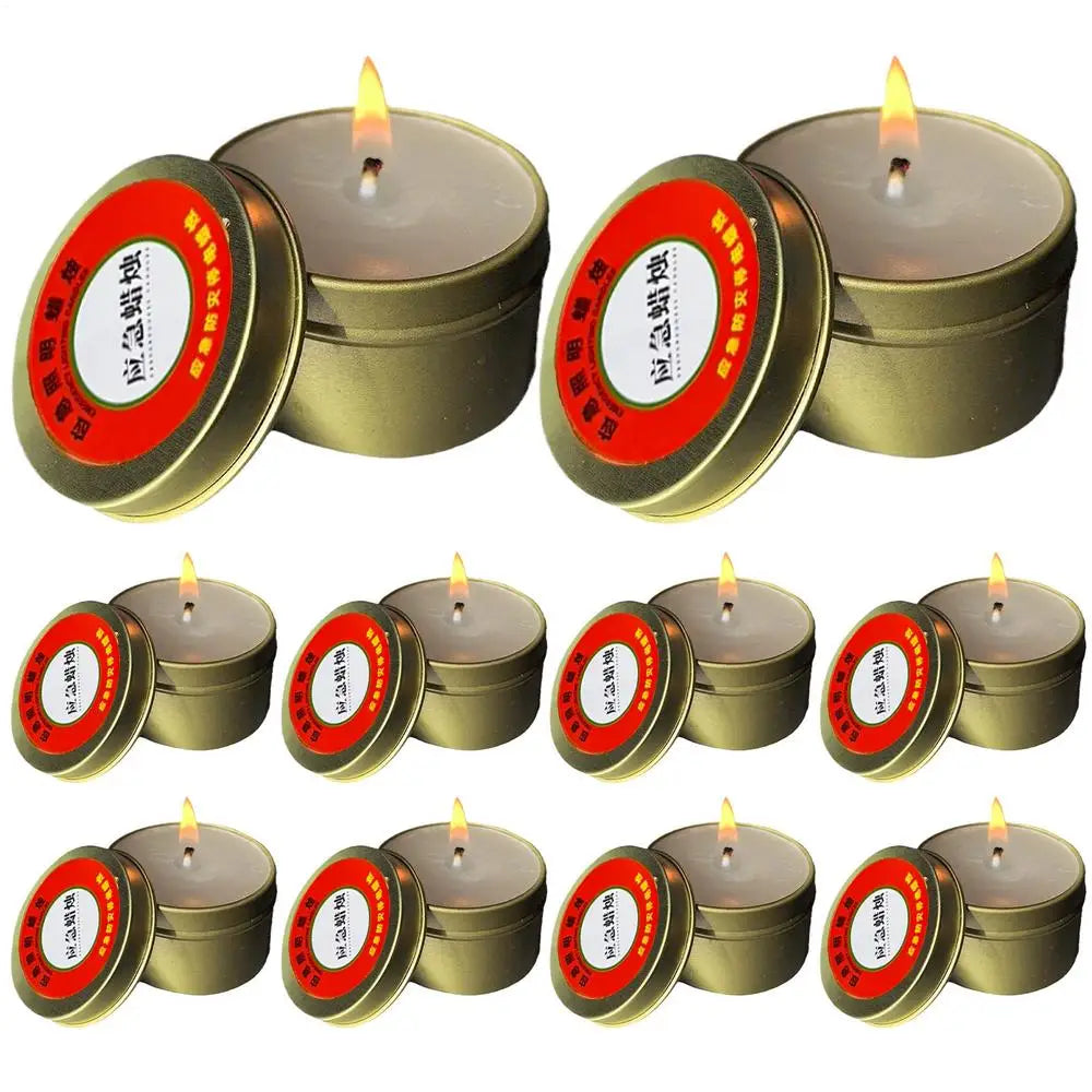 10-Pack Flameless Windproof Emergency Survival Candles