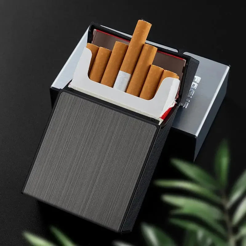 Aluminum Cigarette Case – Holds 20 Regular & King Size