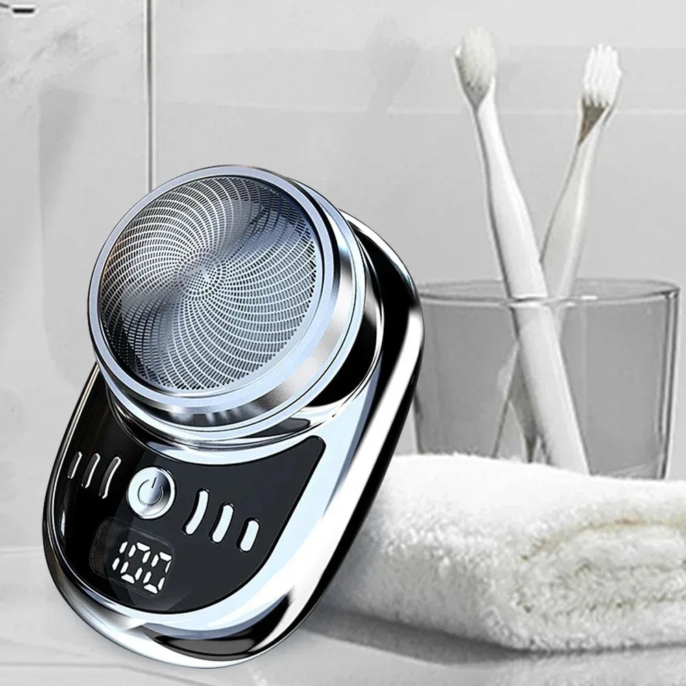 Portable Mini Electric Shaver – Wireless Travel Beard Trimmer