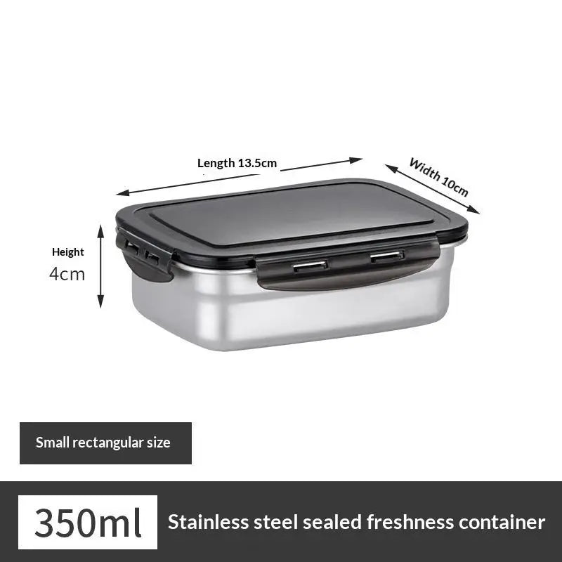 Stainless Steel Lunch Box Food Container with Secure Lid