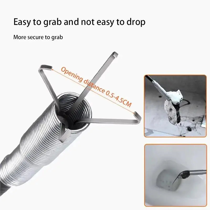 Flexible Alloy Drain Unclogger Tool – Car & Pipe Cleaner