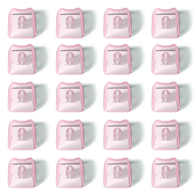 Cute Cat Shaped Transparent Keycaps 1U Blank MX Switch 10/20 PCS