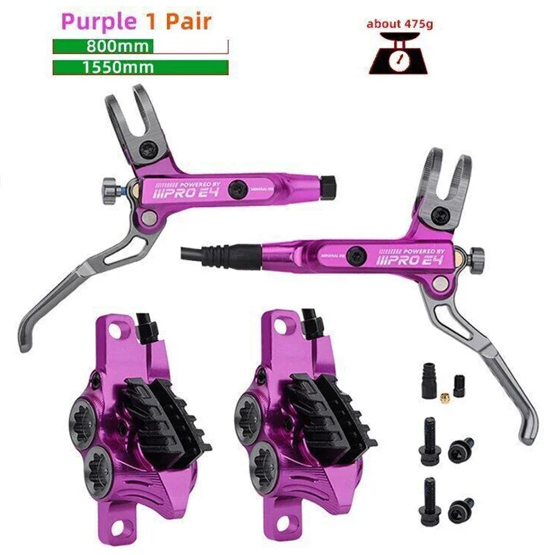 IIIPRO E4 4-Piston MTB Hydraulic Disc Brake Set 800/1550mm
