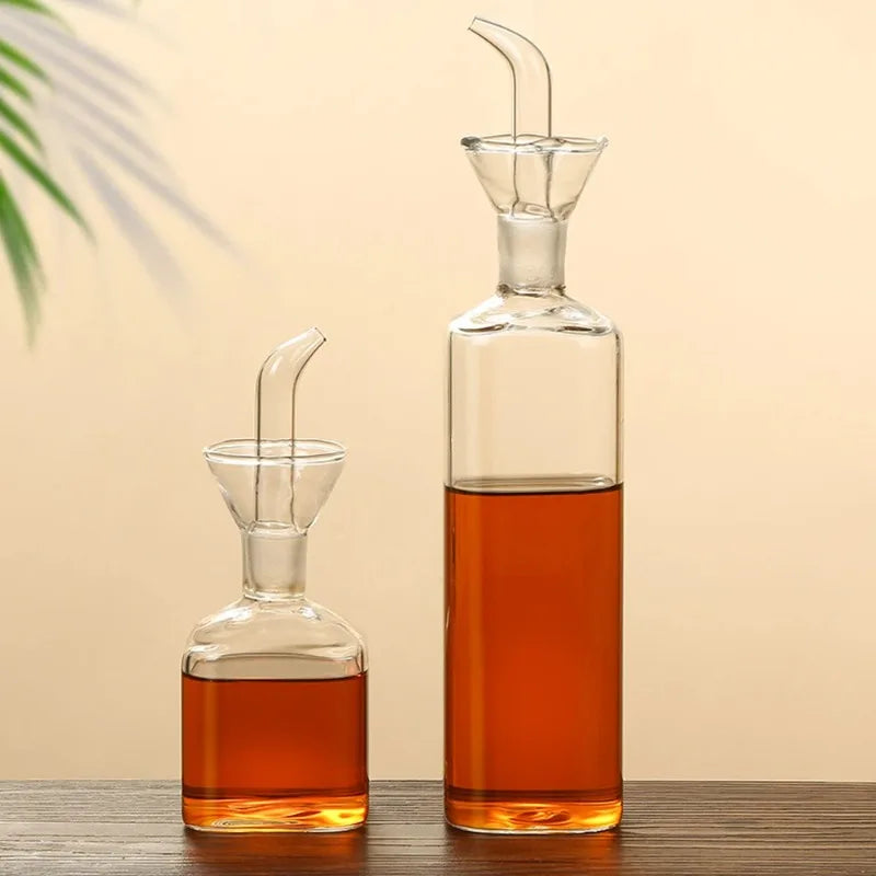 Borosilicate Glass Olive Oil Dispenser – Non-Drip & Leak Proof