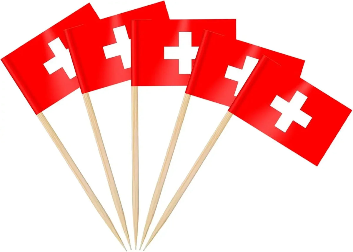 Mexico Flag Toothpicks 100pk – Mini Food Picks & Party Toppers