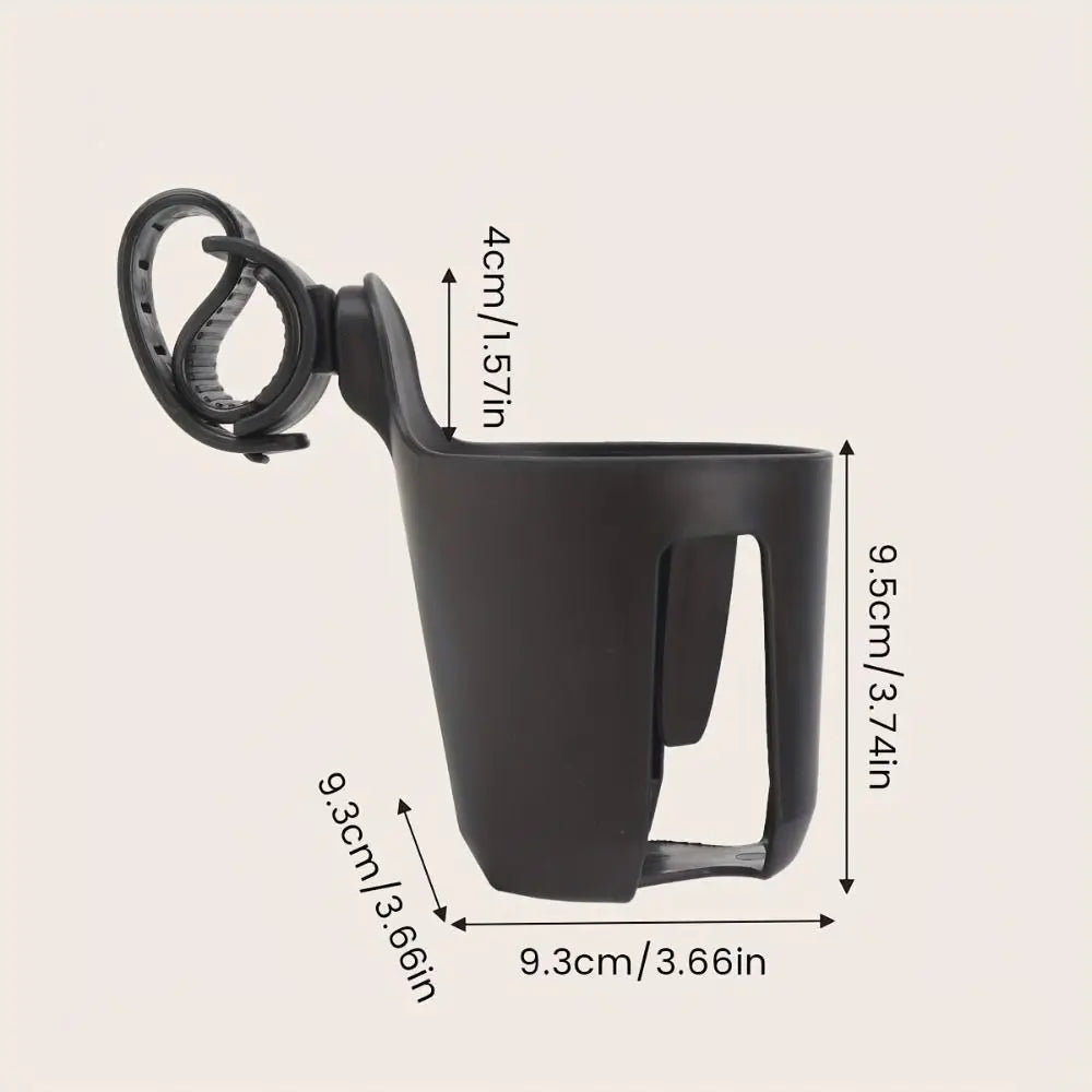 Universal Stroller Cup & Bottle Holder – Nonslip Quick Release