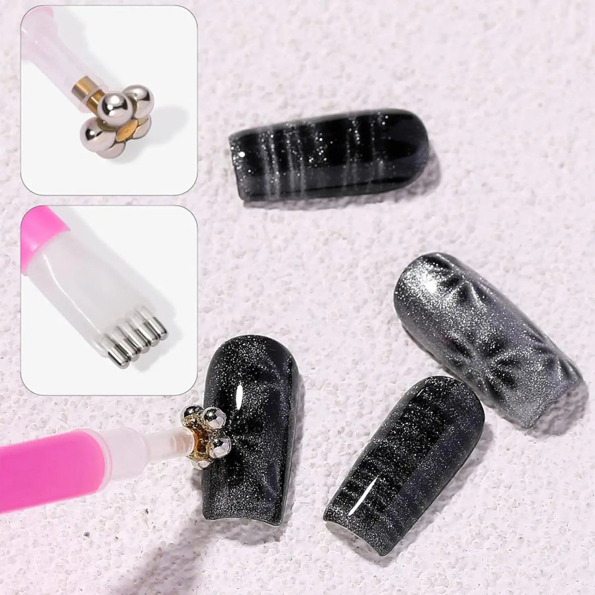 Nixie Dual-Ended Cat Eye Nail Magnet – 3D Gel Polish Tool