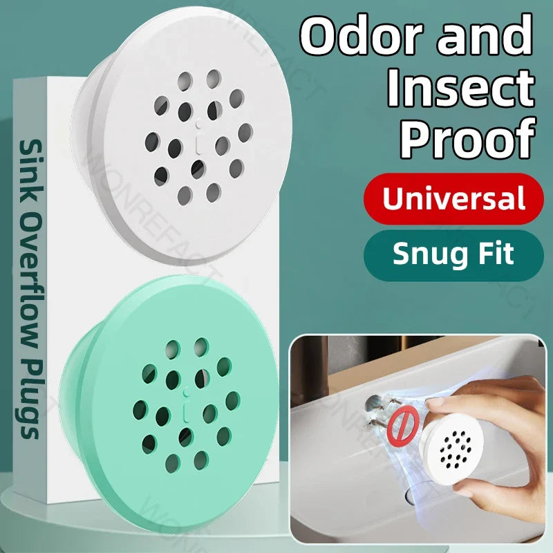 Silicone Overflow Ring Cover for Bathroom Sink & Washbasin