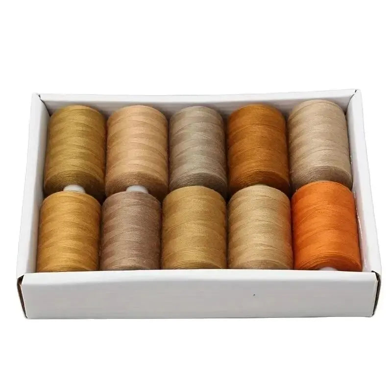 Brown Polyester Sewing Thread – Quilting, Embroidery & Overlock