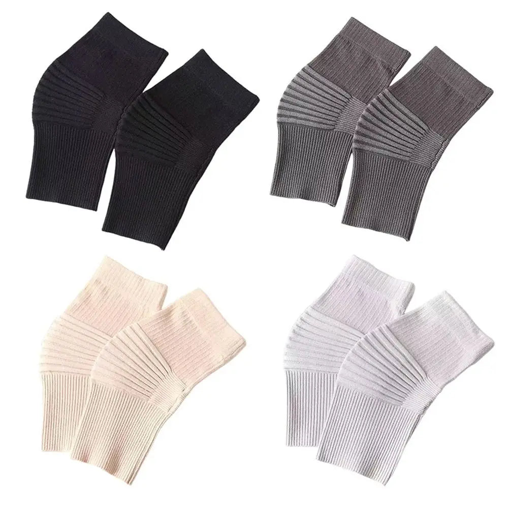 Cotton Thermal Knee Warmer Sleeve – Unisex Soft Knit Support