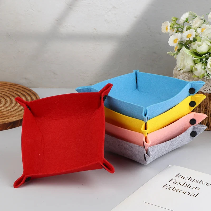 Felt Storage Tray Desktop Organizer – Office & Kids Essentials