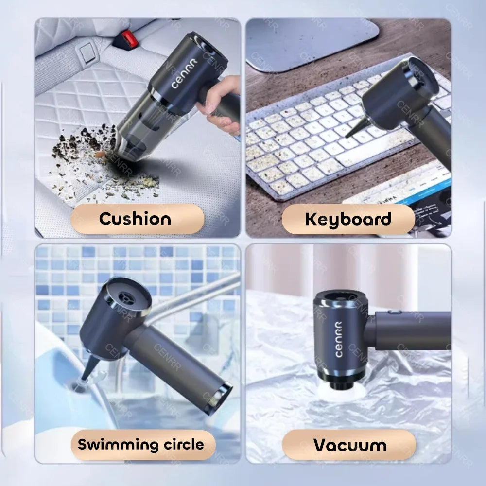 CENRR Wireless Handheld Car Vacuum Cleaner & Blower Kit