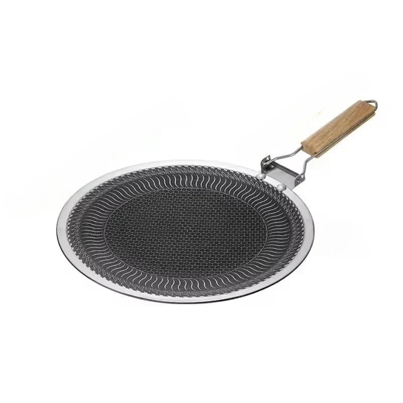 Honeycomb Non-Stick Stainless Steel Griddle Pan 34/38cm BBQ