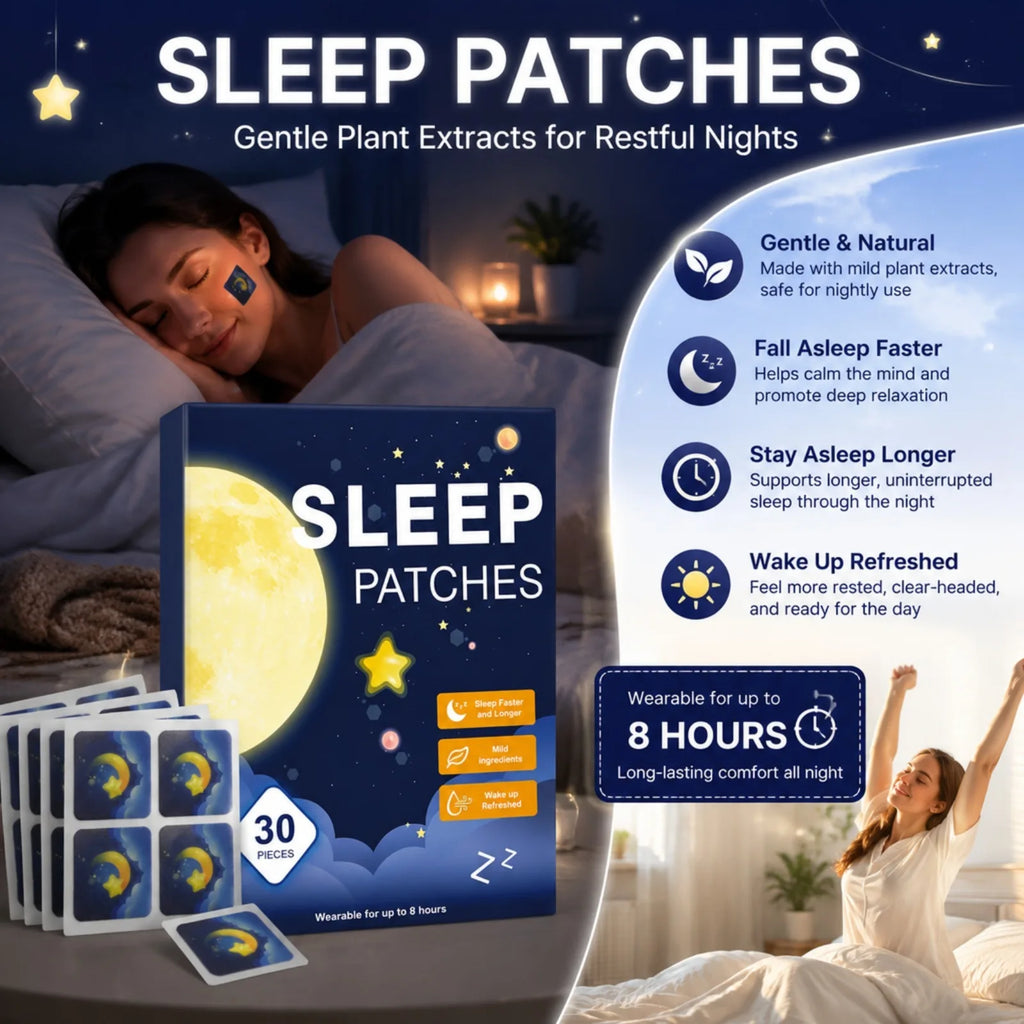 30Pcs Sleep Patches – Soothing Bedtime Body Stickers | Night Rest