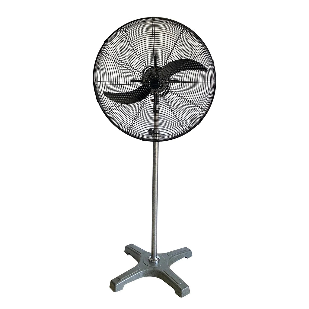 360° Oscillating Industrial Pedestal Fan 29" Metal Blades