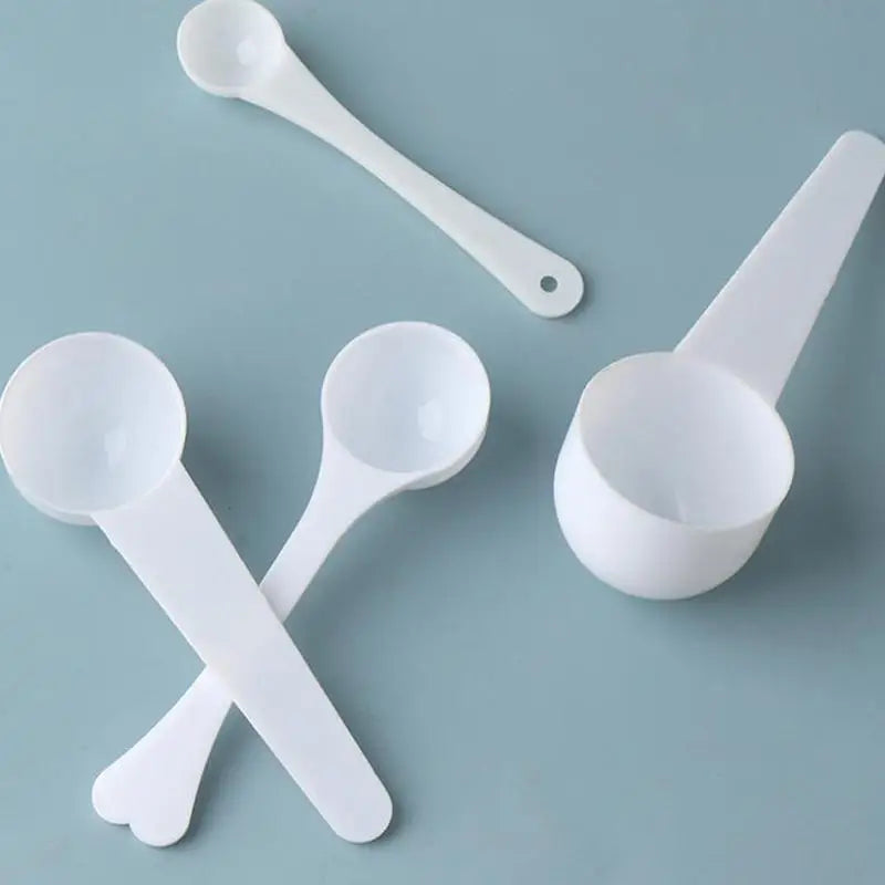 10-Piece Food-Grade Plastic Measuring Spoon Set | Kitchen Scoops