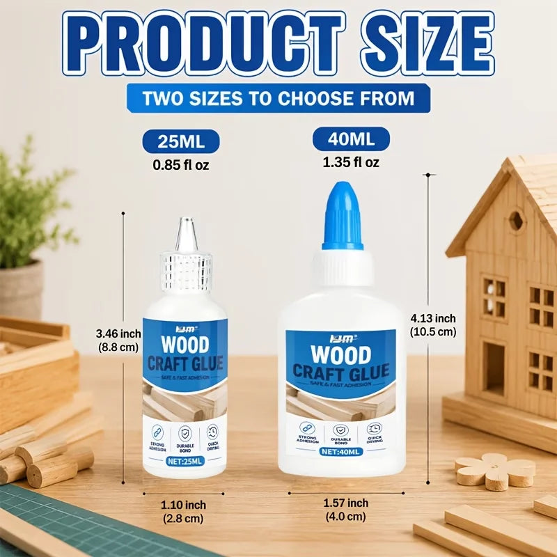 White Wood Craft Glue – Woodworking & Model Building Adhesive