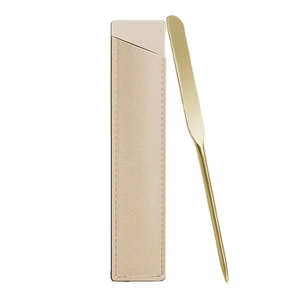 Stainless Steel Makeup Mixing Spatula – Foundation & Pigment Tool