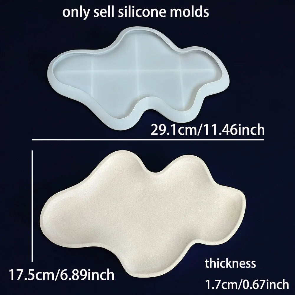 Silicone Casting Mold – Resin, Concrete & Gypsum Coaster Tray