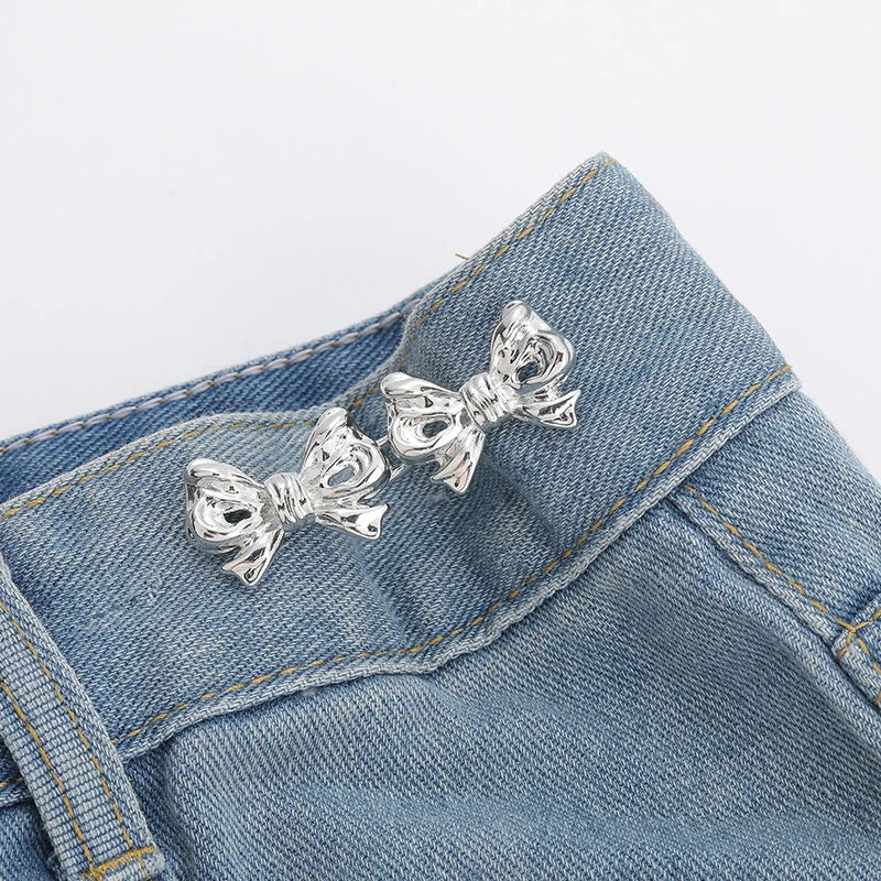 Butterfly Clasp Waist Tightener – Adjustable No-Sew Jean Button