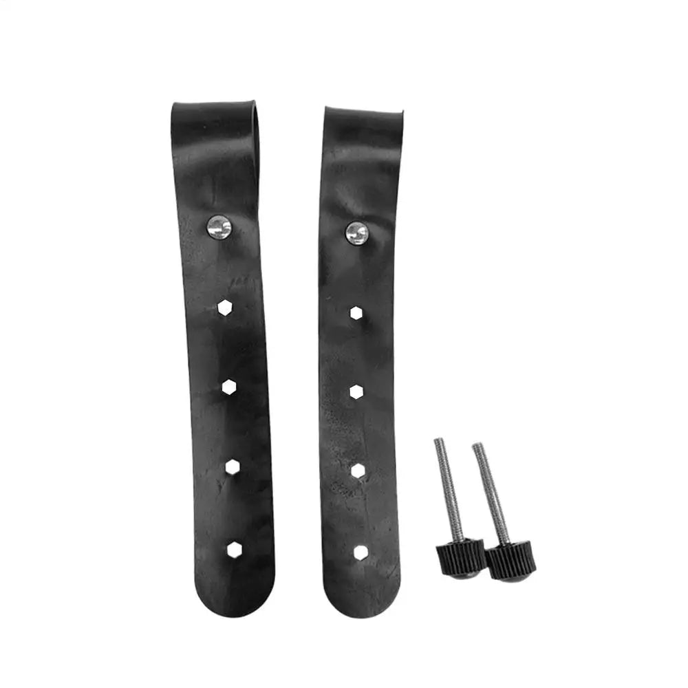 Piano Stand Straps PU Leather Adjustable Keyboard Locking Ties 2pc