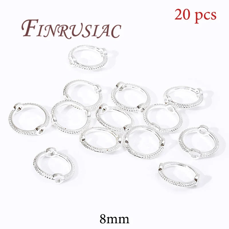 20Pcs 18K Gold Plated Bead Frames | DIY Jewelry Spacers
