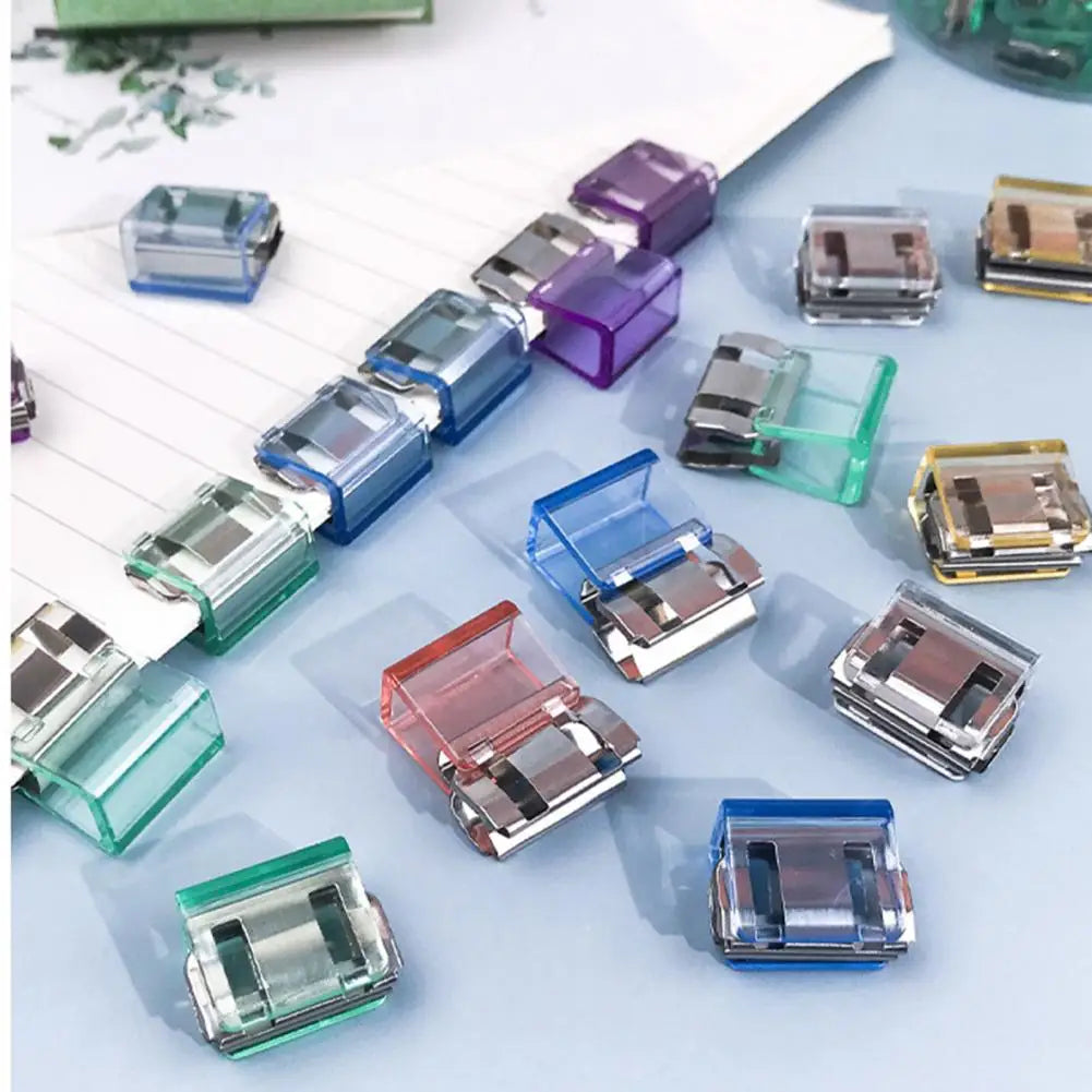 Transparent Push Clips with Storage Case | 20 or 40 Pcs