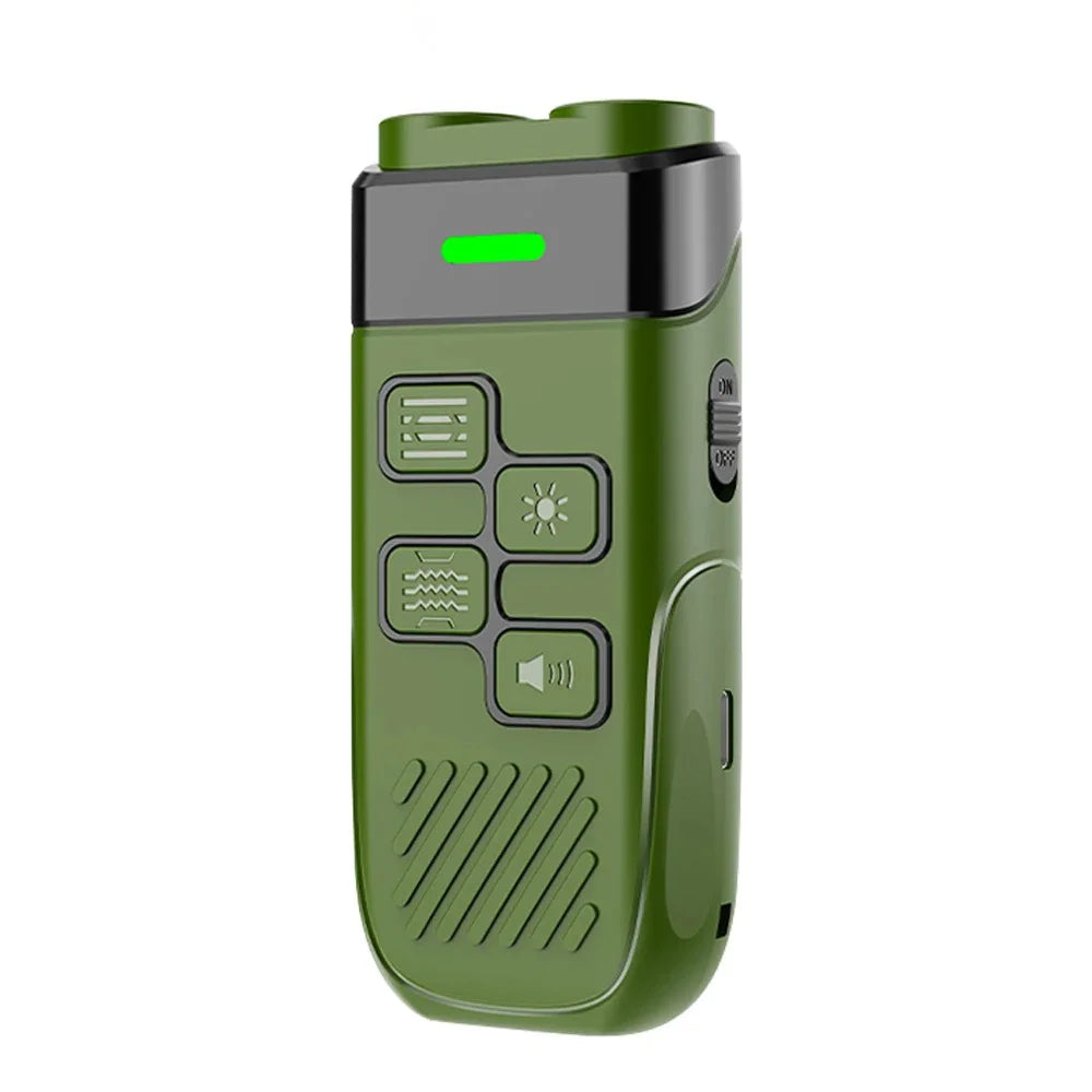 Ultrasonic Dog Training Device | USB Rechargeable + LED Torch