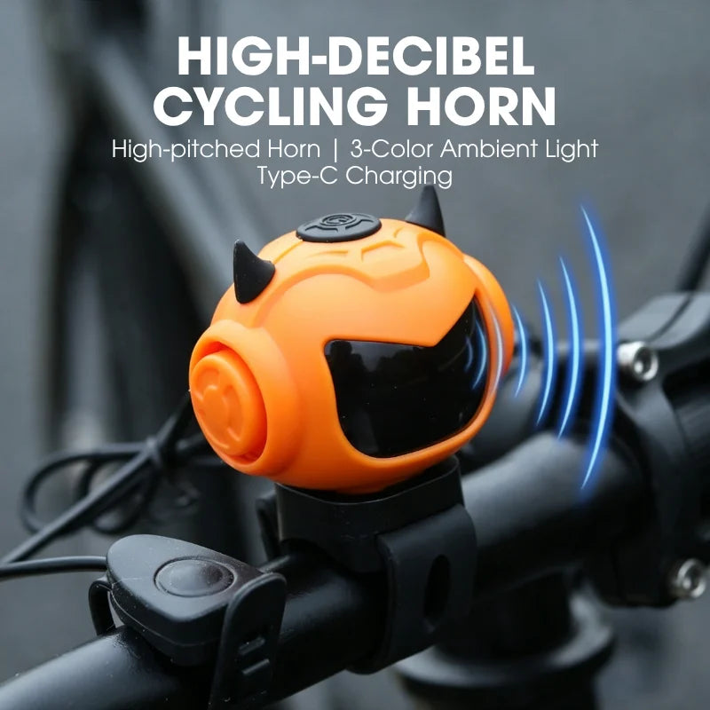 Nixie Bike Electric Horn Type-C Rechargeable, 5 Sound Modes