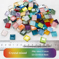 Crystal Mosaic Tiles 1.5cm – 50 Colors 200g DIY Craft Pack