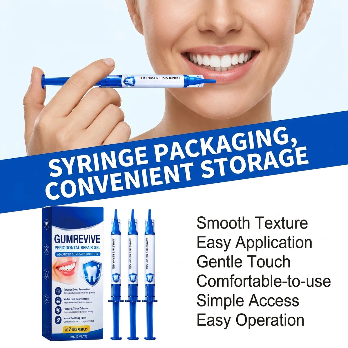 Gum Repair Gel – Plaque Removal, Whitening & Gum Care