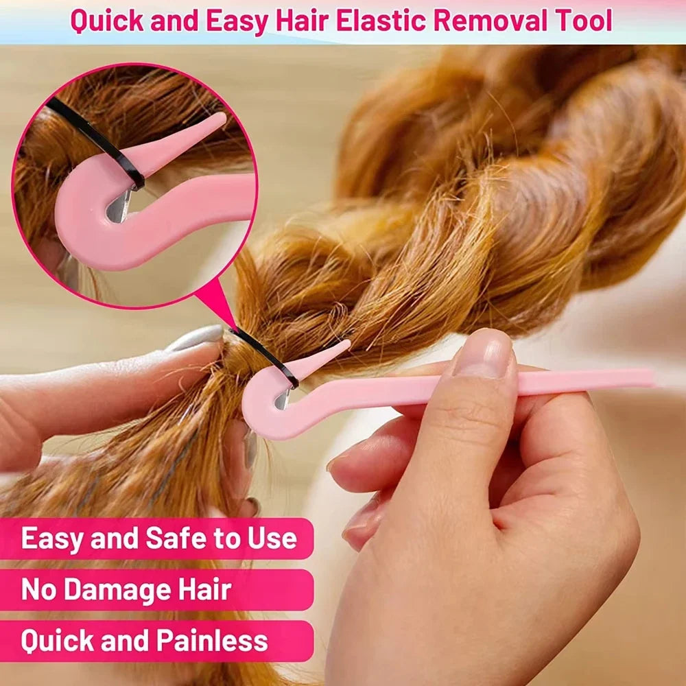 5-Pack Hair Elastic Band Cutter – Safe Easy Ponytail Remover