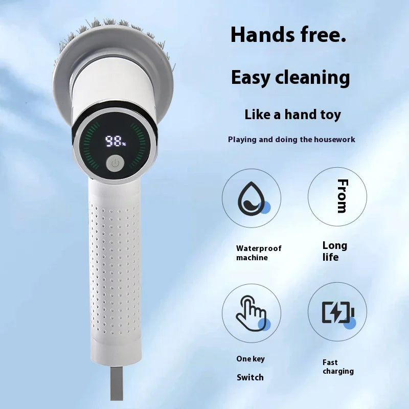 Q2 Wireless Electric Cleaning Brush – Multifunctional Scrubber
