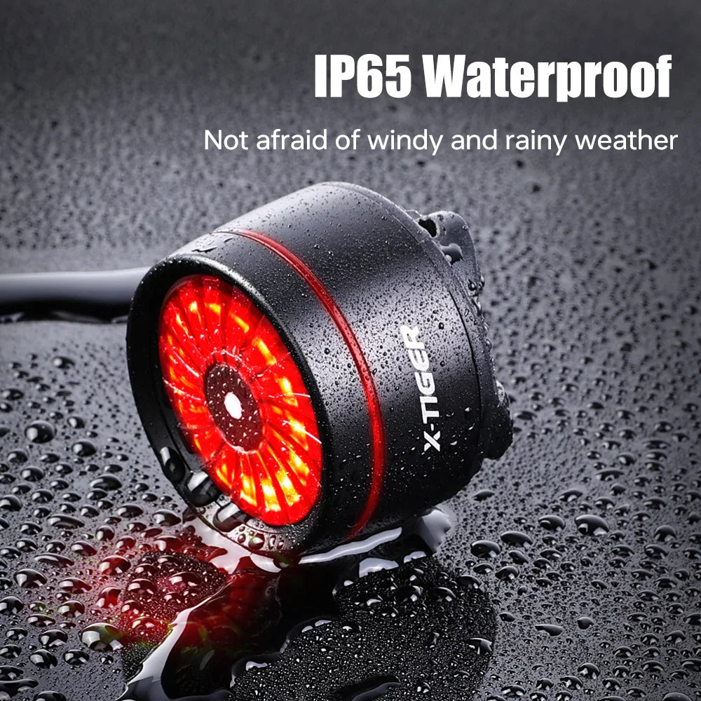 X-TIGER Vortex Bike Tail Light | USB Rechargeable, IP65, 5 Modes