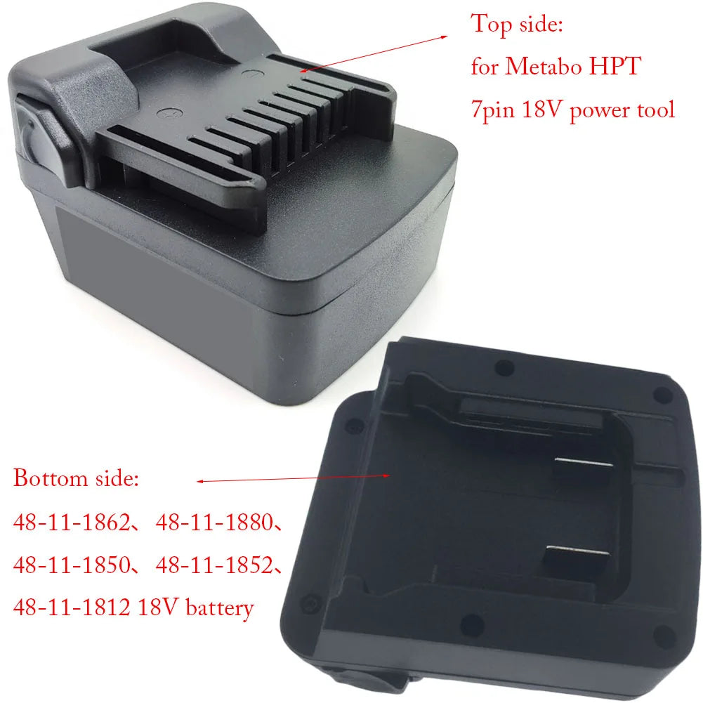 Milwaukee 18V to Metabo HPT Battery Adapter Converter