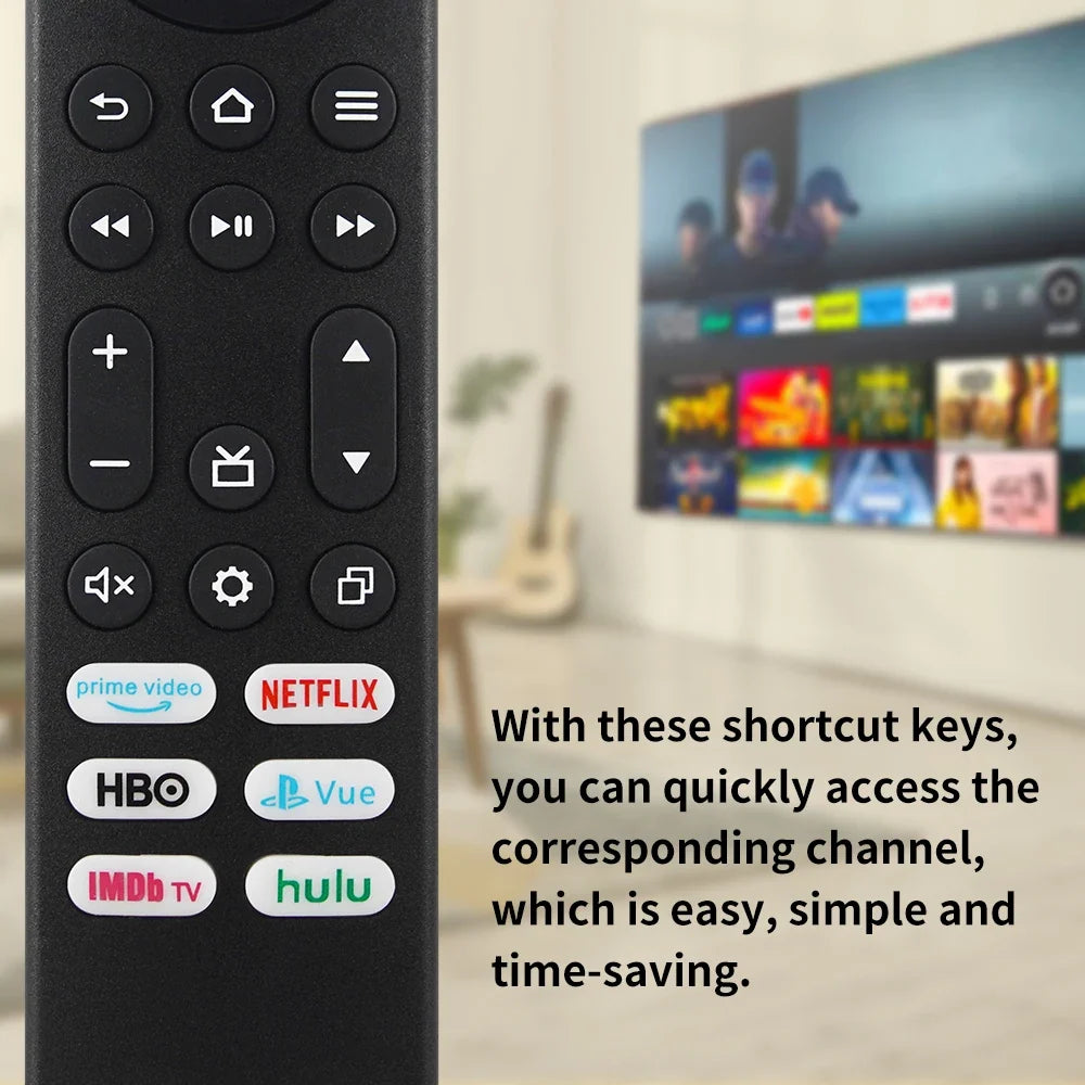 Replacement Remote for Toshiba & Insignia Smart TVs | 6 Shortcuts