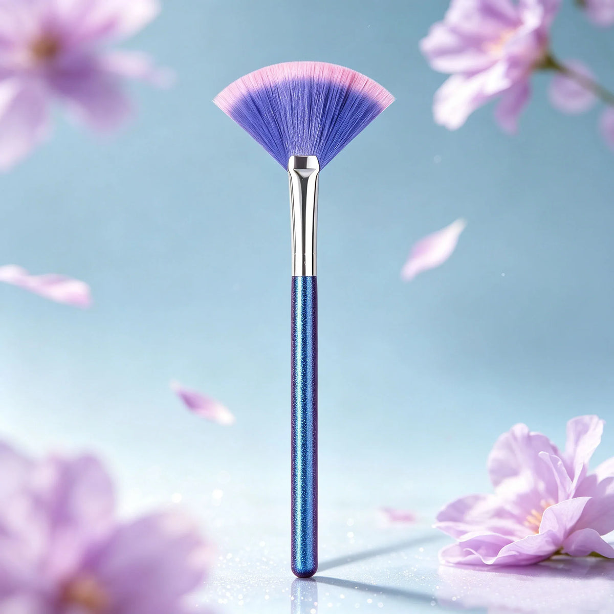 Fan Makeup Brush – Soft Wool Fiber Face Mask Cosmetic Brush