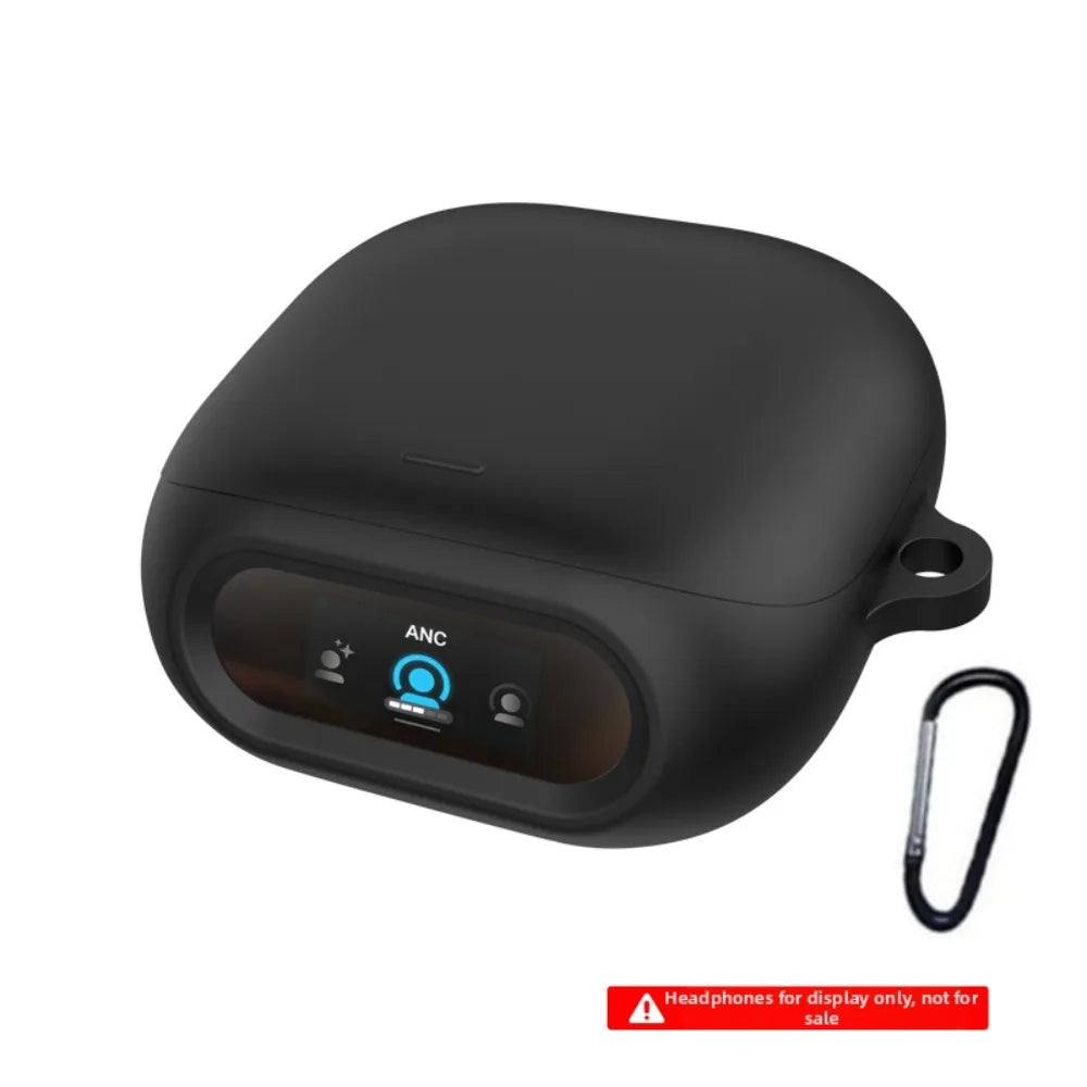 Silicone Case + Carabiner for Anker Soundcore Liberty 5 Pro