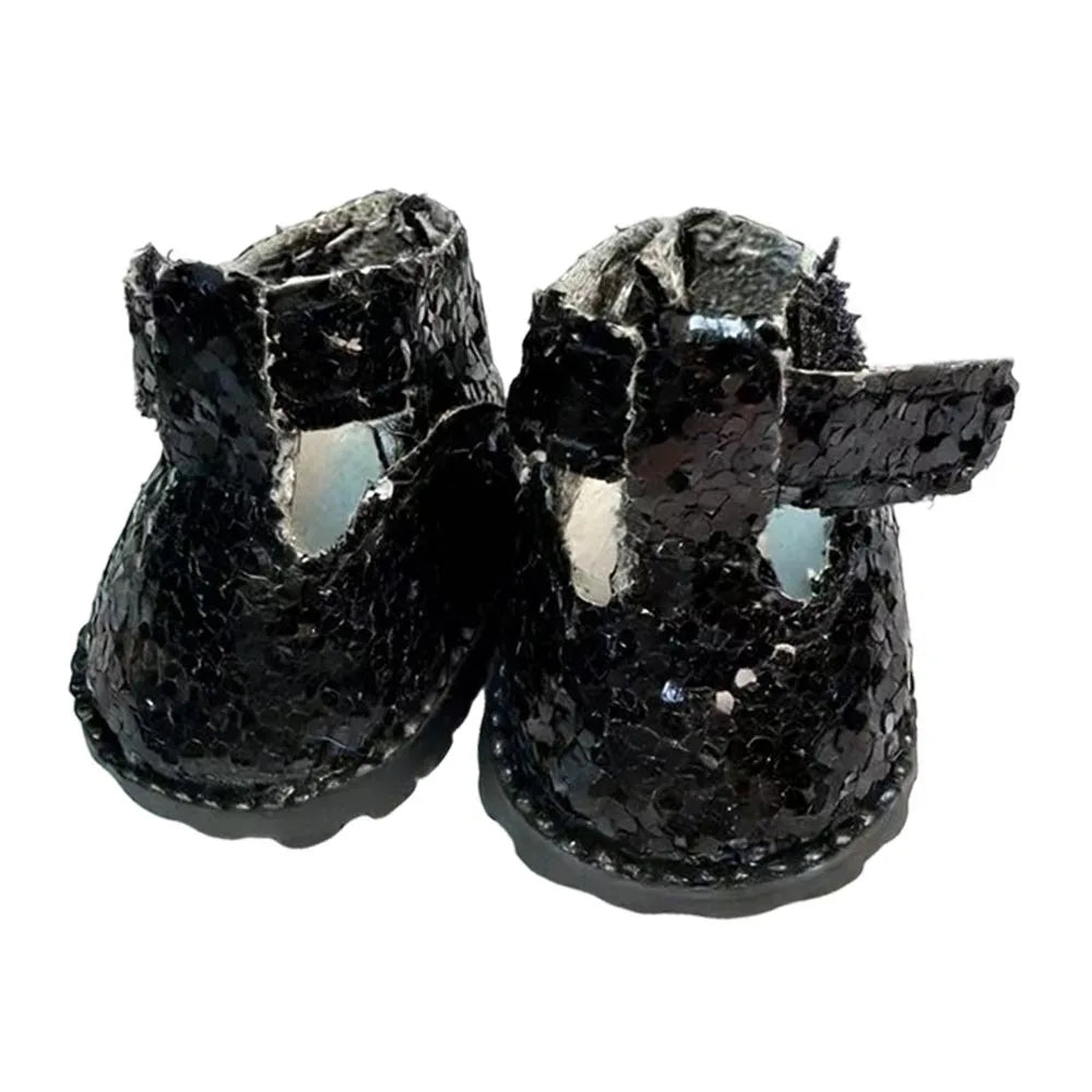Miniature Sequin Doll Shoes 3.5cm | 1/6 Scale Dress-Up Gift