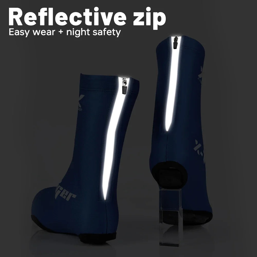 X-TIGER Winter Fleece Cycling Overshoes | Unisex Bike Shoe Covers