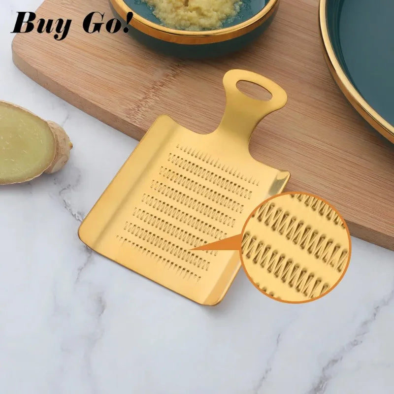 Stainless Steel Ginger Grater & Garlic Grinder Kitchen Tool