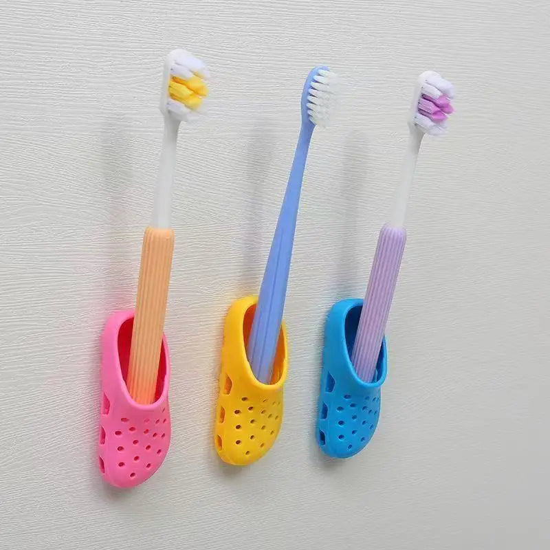 Slipper Toothbrush Holder Wall Mounted No Drill – 5/10pcs