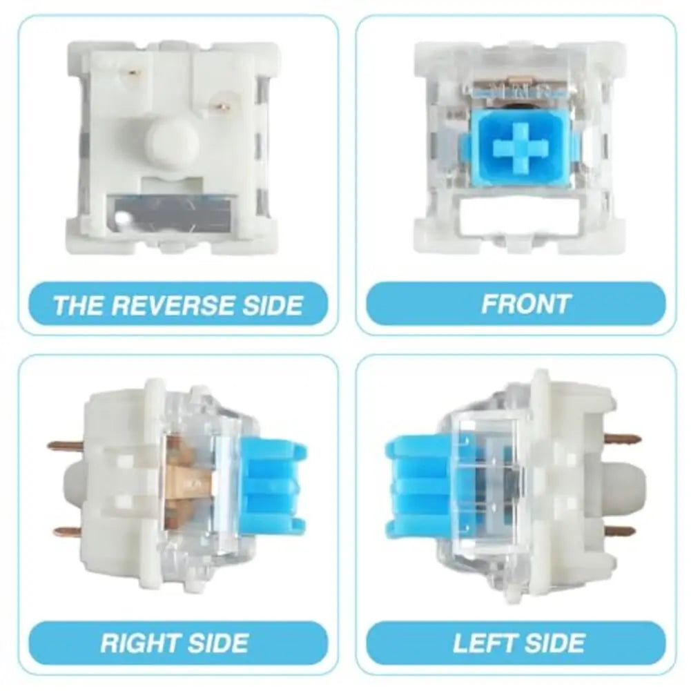 50-Pack 3-Pin Tactile Mechanical Keyboard Switches | MX-Style