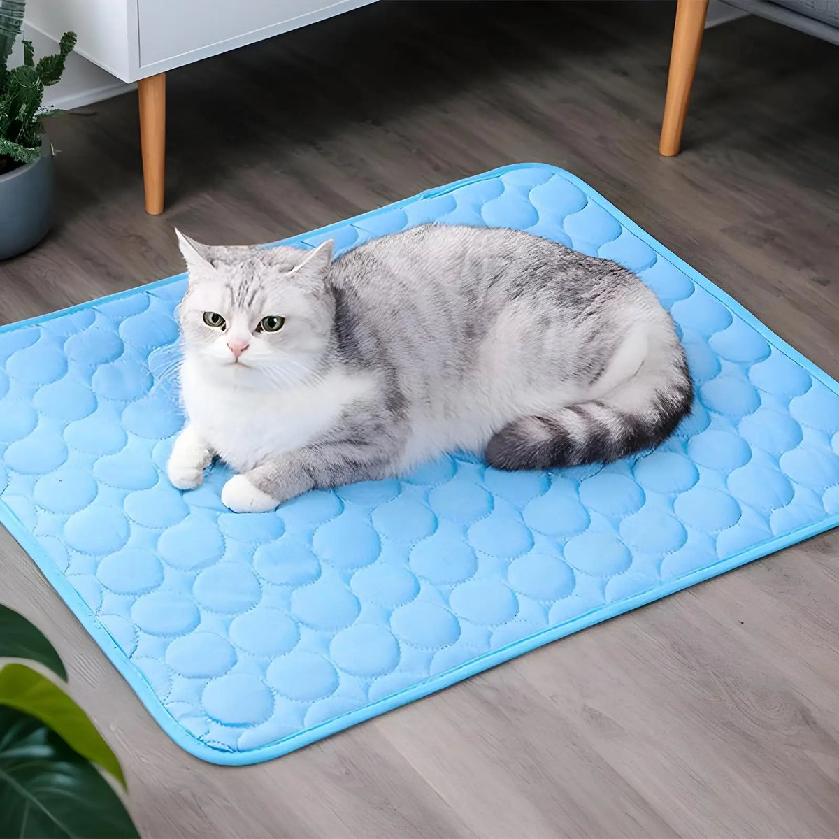 Washable Pet Cooling Mat – Ice Silk, Dogs & Cats, Travel