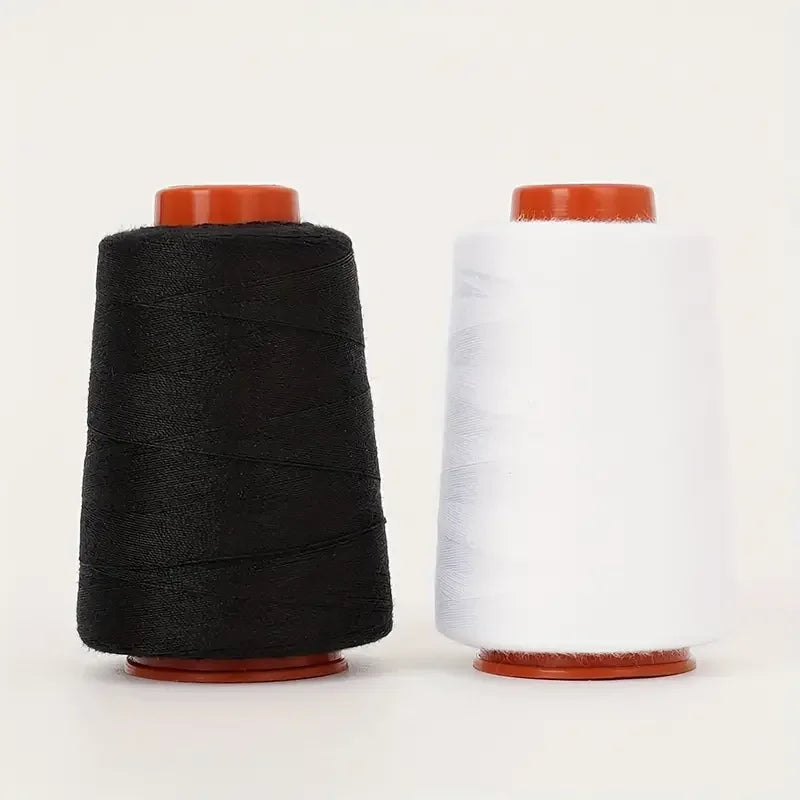 10-Pack 402 Polyester Sewing Thread – 800 Yds Black & White